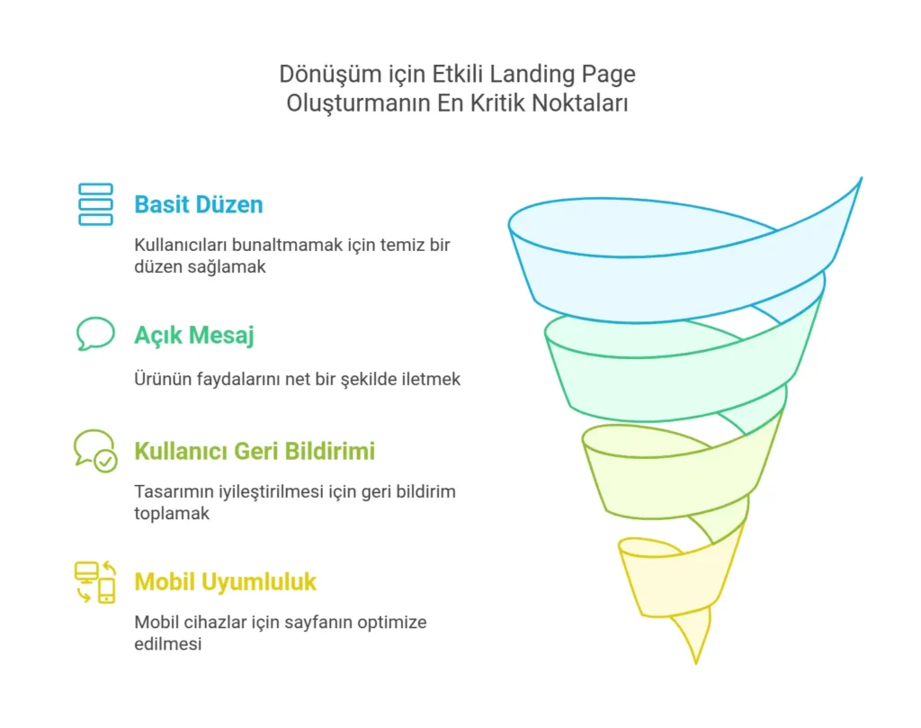 Dönüşüm için Etkili Landing Page Oluşturmanın En Kritik Noktaları